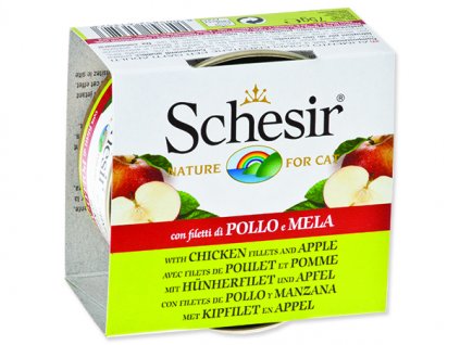 Schesir konzerva Cat Fruit kuřecí + jablko 75g