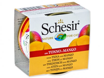 Schesir konzerva Cat Fruit tuňák + mango 75g