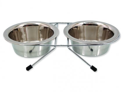 Stojánek DOG FANTASY nerezová souprava 2 z 13 cm 0,76l