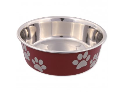 Miska TRIXIE nerezová - plastový povrch 12 cm 0,3l