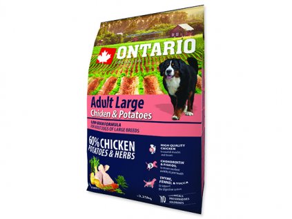 ONTARIO Adult Large Chicken & Potatoes & Herbs 2,25kg