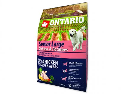 ONTARIO Senior Large Chicken & Potatoes & Herbs 2,25kg