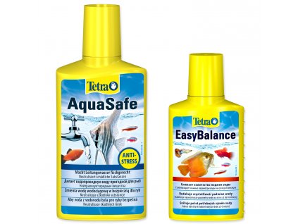 Přípravek Tetra Aqua Safe 250ml + Tetra Easy Balance 100ml zdarma