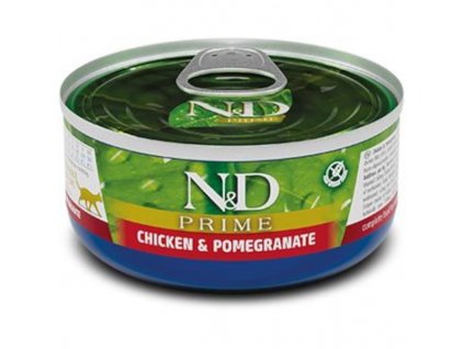 N&D PRIME Cat konz. Chicken & Pomegranate 70 g