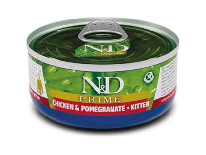 N&D PRIME Cat konz. Chicken & Pomegranate Kitten 70 g
