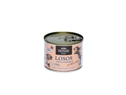 Sense dog losos hovězí 200g