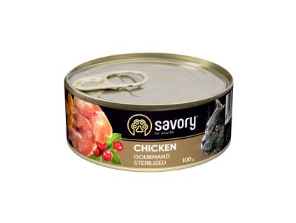 savory kuřecí paštika pro kastrované kočky