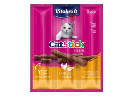 cat stick drůbež játra