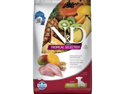 N&D TROPICAL SELECTION Dog LG Chicken Puppy Mini 5 kg