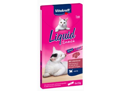 vitakraft liquid snack játrovka s biotinem