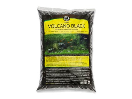 Substrát  Volcano Black černý akvarijní (Obsah 8 l)
