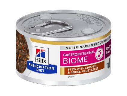 Hill's Prescription Diet Feline Biome Stew Gastrointestinal masové kousky konzerva 82 g