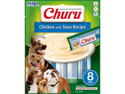 Inaba Churu dog snack kuře & tuňák 8x 20g