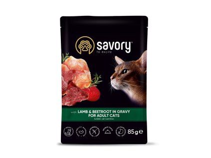 Savory cat kapsička jehněčí