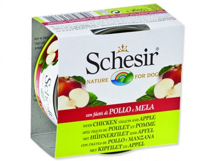 SCHESIR konzerva Fruit kuřecí + jablko 150g