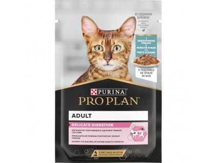 PRO PLAN Cat kaps. Delicate mořské ryby ve šťávě 85 g