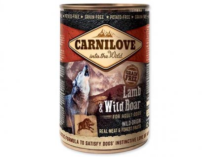 CARNILOVE Wild Meat Lamb & Wild Boar 400g