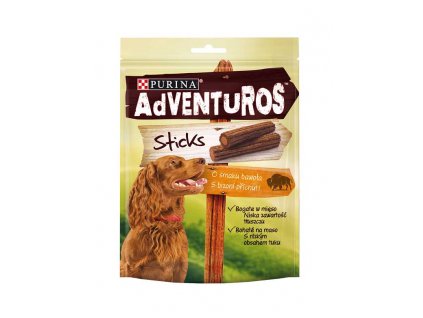 ADVENTUROS Sticks s bizoní příchutí 120g