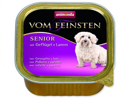Paštika ANIMONDA Vom Feinsten Senior drůbež + jehně 150g
