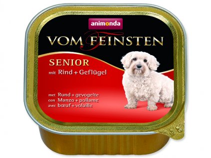 Paštika ANIMONDA Vom Feinsten Senior hovězí + drůbeží 150g