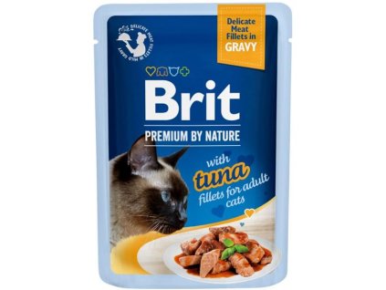 Brit Premium by Nature Cat Delicate Fillets in Gravy with Tuna 85 g