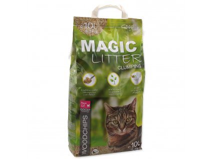 Kočkolit MAGIC CAT Litter Woodchips 10l 4,3kg