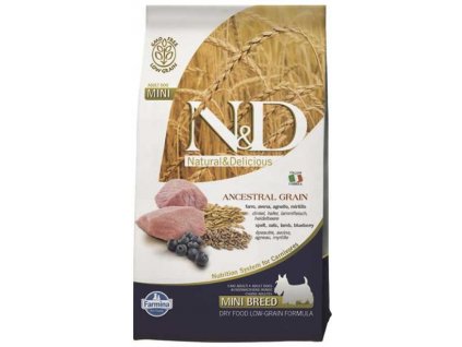 N&D Low Grain Dog Adult Mini Lamb & Blueberry