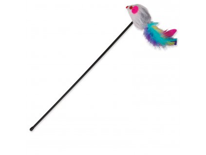 Hračka TRIXIE myš na prutě 50 cm