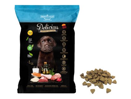 Delicias Puppy 800g-poloměkké krmivo