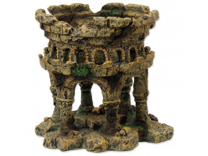 Dekorace AQUA EXCELLENT Zřícenina hradu 12,5 cm