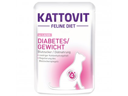 Kapsička KATTOVIT Diabetes losos 85g