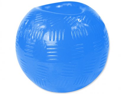 Hračka DOG FANTASY míček gumový modrý 8,9 cm