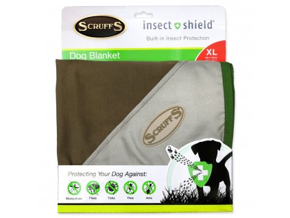 Deka SCRUFFS Insect Shield Blanket hnědá 145 x 110 cm