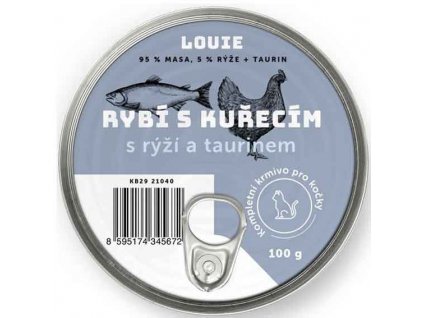 louie ryba kuře rýže taurin