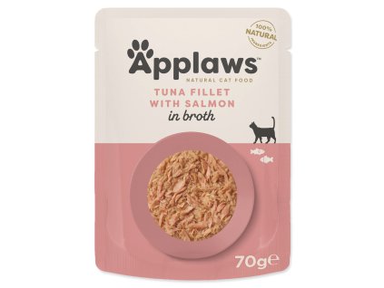Kapsička Applaws cat tuňák a losos v želé 70g