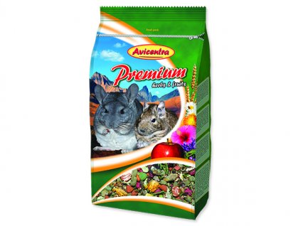 Krmivo AVICENTRA premium činčila + osmák 850 g