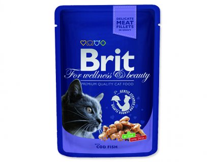 BRIT Premium cat Kapsička cod fish 100 g