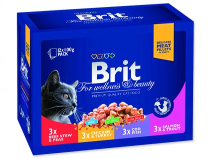 BRIT Premium cat Kapsička family plate 1200 g