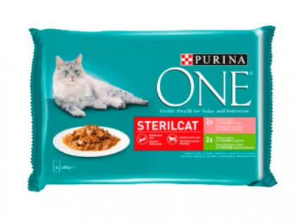 purina one 4x85 g losos krůta