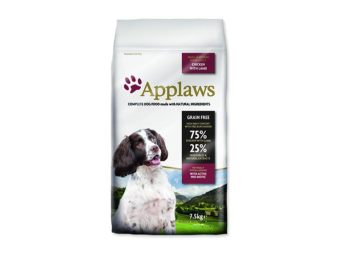 APPLAWS Dry Dog Lamb Small & Medium Breed Adult 7,5 kg