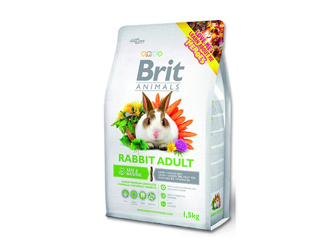 BRIT Animals RABBIT ADULT Complete 1,5 kg