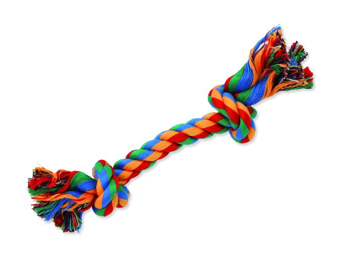 Uzel DOG FANTASY bavlněný barevný 2 knoty 20 cm