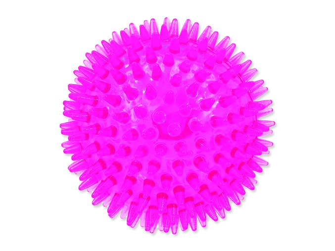 Hračka DOG FANTASY míček pískací růžový 10 cm