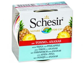 Schesir konzerva Cat Fruit tuňák + ananas 75g