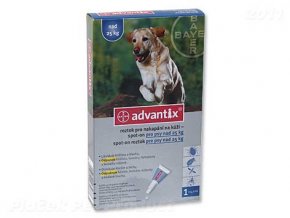 BAYER Advantix Spot-On pro psy nad 25 kg (4ml)