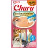 Inaba Churu cat snack losos & hřebenatka 4x 14g