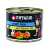 ONTARIO konzerva mini multi fish and salmon oil 200g