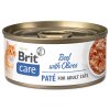 BRIT Care Konzerva Beef Paté with Olives 70g