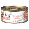 BRIT Care Konzerva Chicken Breast with Rice 70g