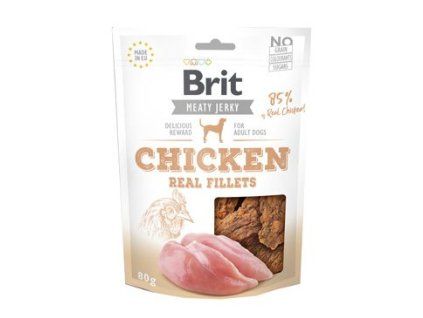 Brit Jerky Chicken Fillets 80g